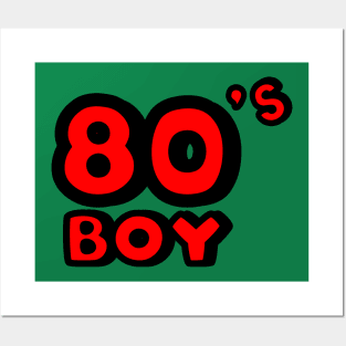 80s boy Posters and Art